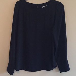 Beautiful black blouse with open cuffs